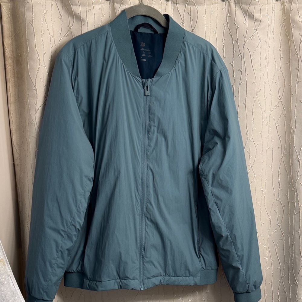 All in Motion Teal Bomber Jacket